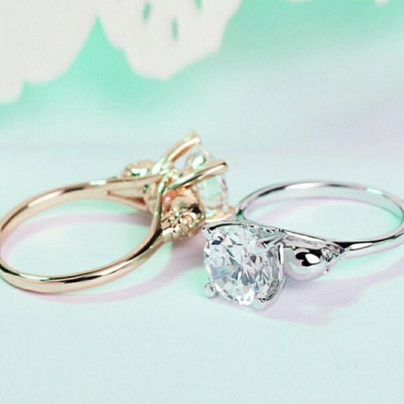 Punk skull style ring 4CT Zircon 925 SP - Picture 4 of 7